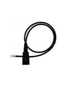 QD cord, straight, mod plug 2