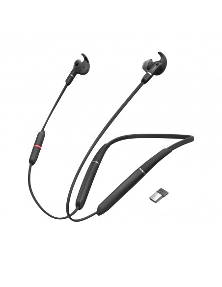 Jabra - Evolve 65e UC - Oreillettes + Dongle - Profil